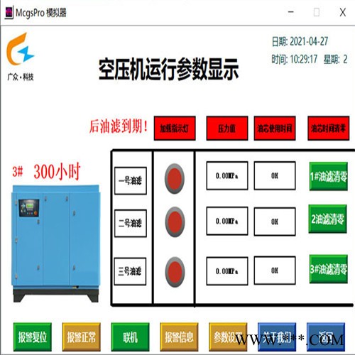 ZBK380空压机断油综合保护装置功能 空压机断油保护装置图1